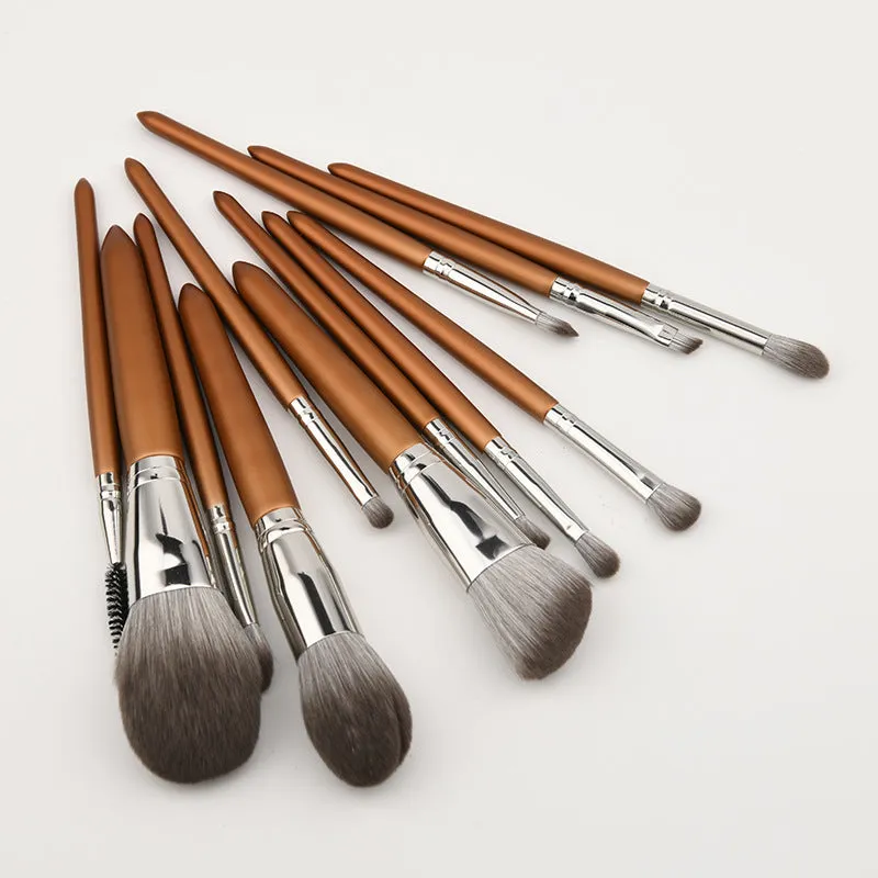 12 PCs Makeup Brushes Soft Powder Brush Eye Shadow Brush