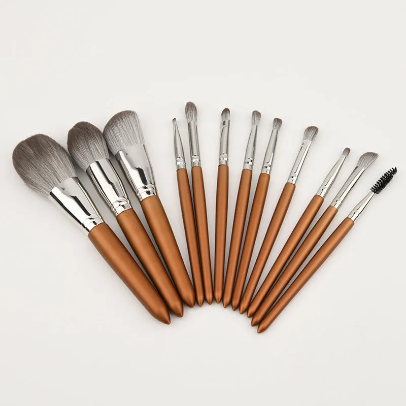 12 PCs Makeup Brushes Soft Powder Brush Eye Shadow Brush