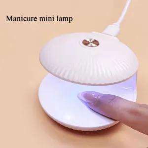 18W Shell Nail Dryer Lamp Mini Single Finger Egg Phototherapy Machine UV Gel Polish Quick Drying Manicure Tools With USB