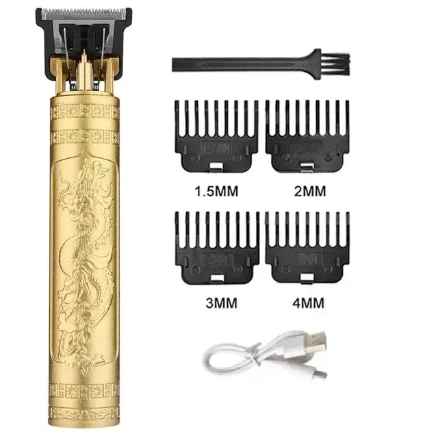 2024 New Vintage T9 Hair Cutting Machine Men's Electric Shaver Rechargeable Hair Trimmer Beard Clipper Barber Hair Cut Hot Sale