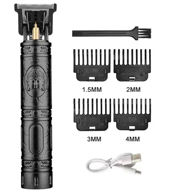 2024 New Vintage T9 Hair Cutting Machine Men's Electric Shaver Rechargeable Hair Trimmer Beard Clipper Barber Hair Cut Hot Sale