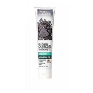 Activated Charcoal Carragenan Free Toothpaste 6.25 Oz By Desert Essence