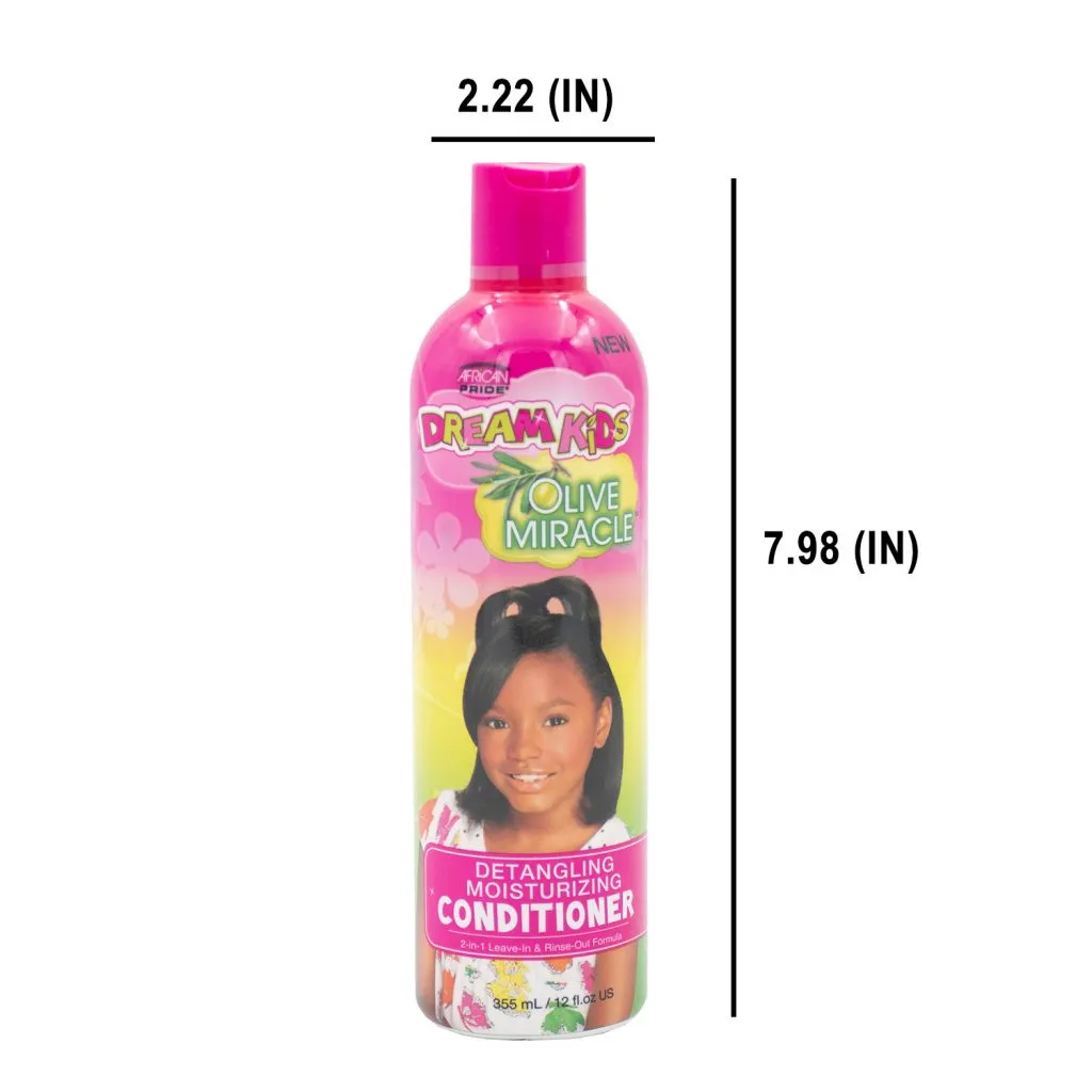 African Pride Dream Kids Olive Miracle Detangling Moisturizing Conditioner 12oz