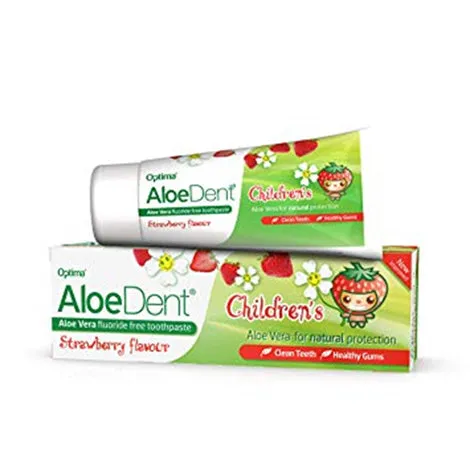 AloeDent Children's Fluoride Free Toothpaste 50ml