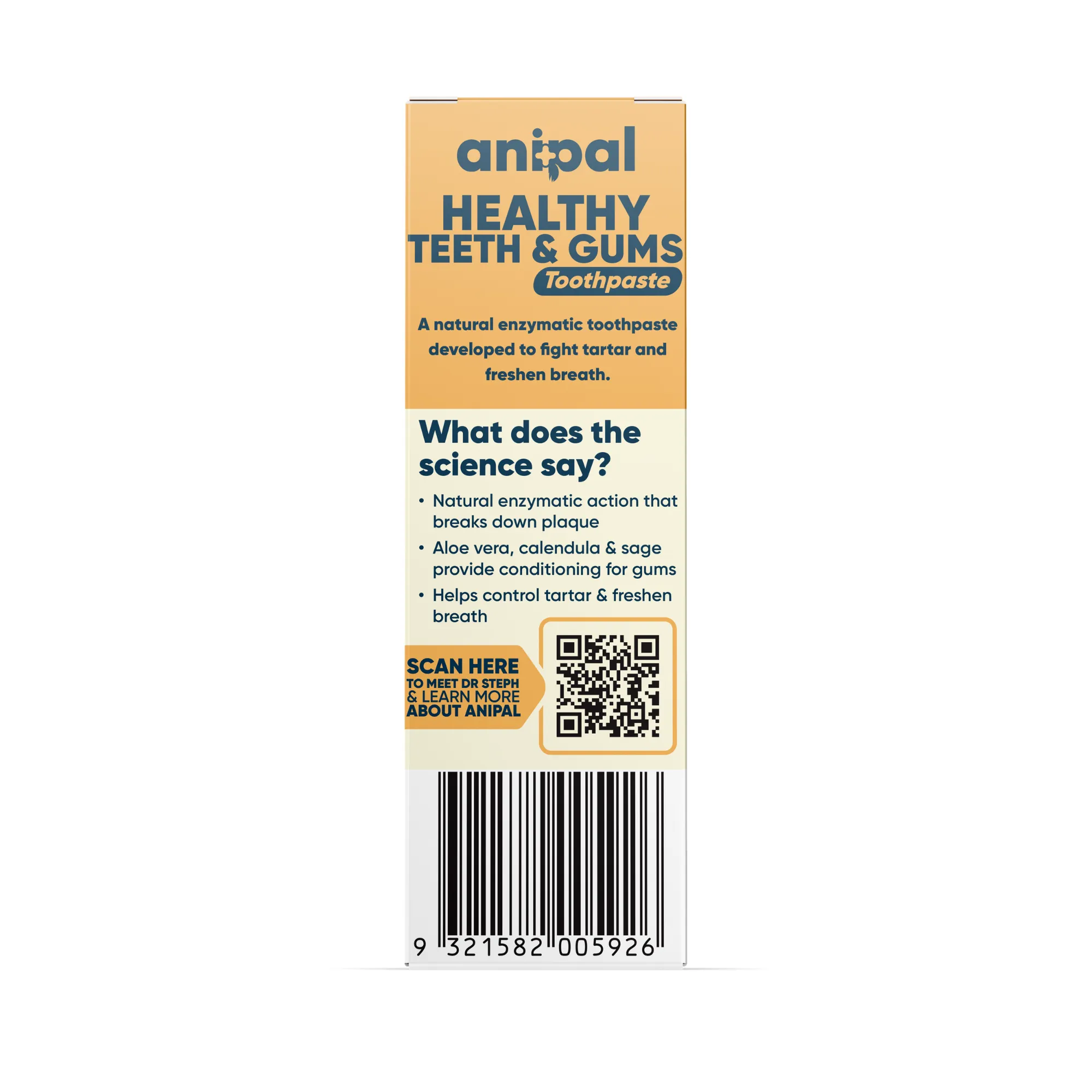 Anipal Dog Healthy Teeth & Gums Toothpaste Peanut Butter Flavour 50g