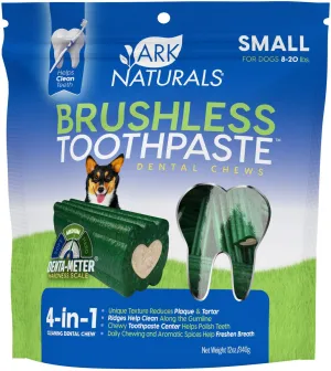 Ark Naturals Brushless Toothpaste Dental Chews for Small Dogs