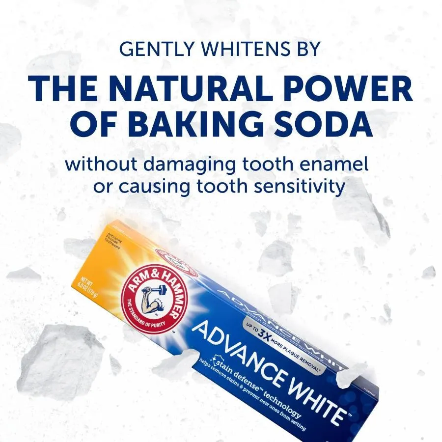 Arm & Hammer Advance White Toothpaste, Clean Mint, 4.3 oz - 12 Pack