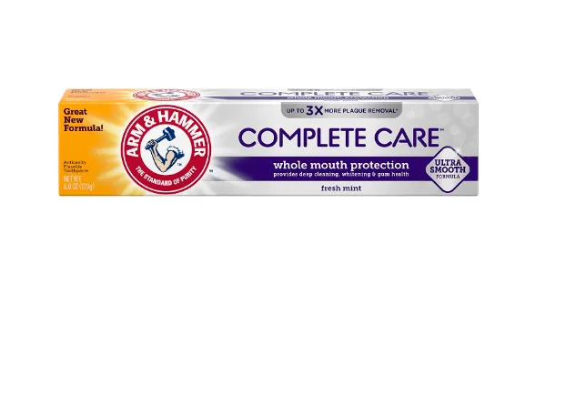 Arm & Hammer Complete Care Plus Whitening Toothpaste with Baking Soda & Peroxide