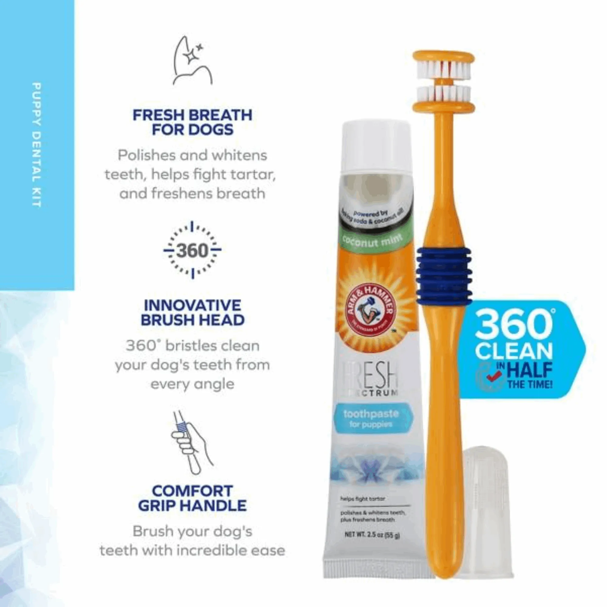 Arm & Hammer Fresh Coconut Dental Kit for Puppies