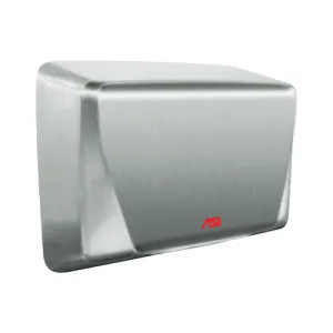 ASI 0199-3-93 TURBO ADA - Automatic High-Speed Hand Dryer (277V) Satin Stainless, Surface Mounted