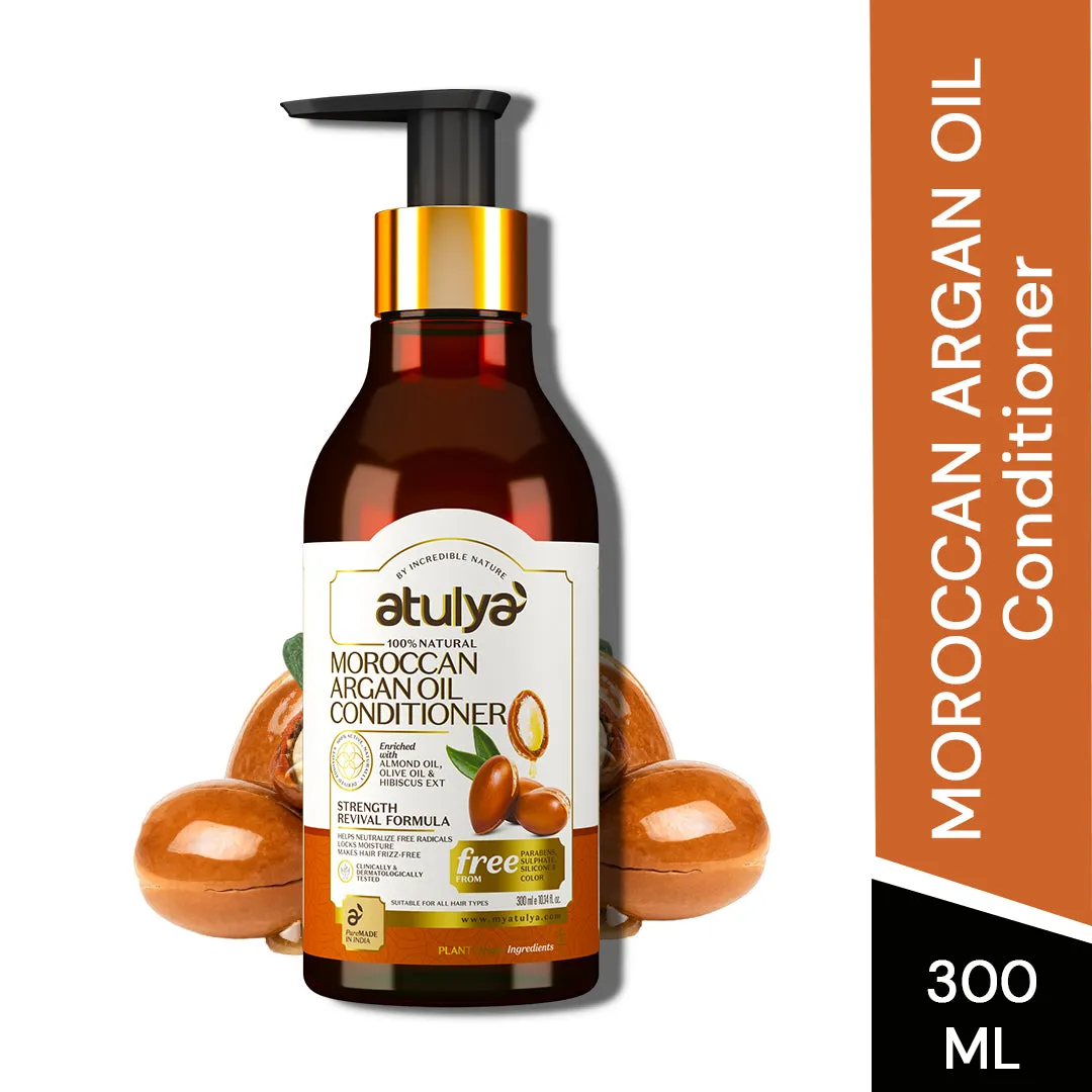 atulya Moroccan Argan Oil Hair Conditioner - 300ml (Add 4 Products in the Cart & Get 2 Free Product Use Code: B2G2)