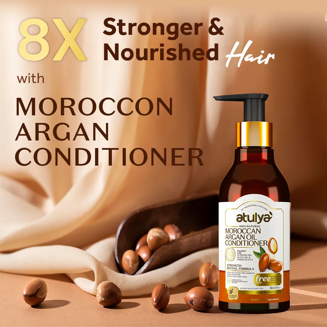 atulya Moroccan Argan Oil Hair Conditioner - 300ml (Add 4 Products in the Cart & Get 2 Free Product Use Code: B2G2)