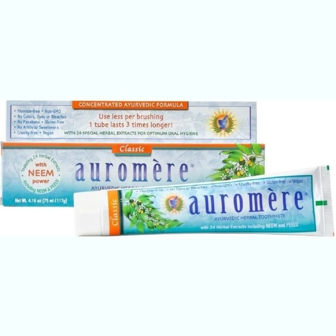 Auromere - ayurvedic toothpaste classic licorice - 75 ml