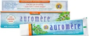 Auromere Classic (Licorice) Fluoride-Free Toothpaste 4.16oz