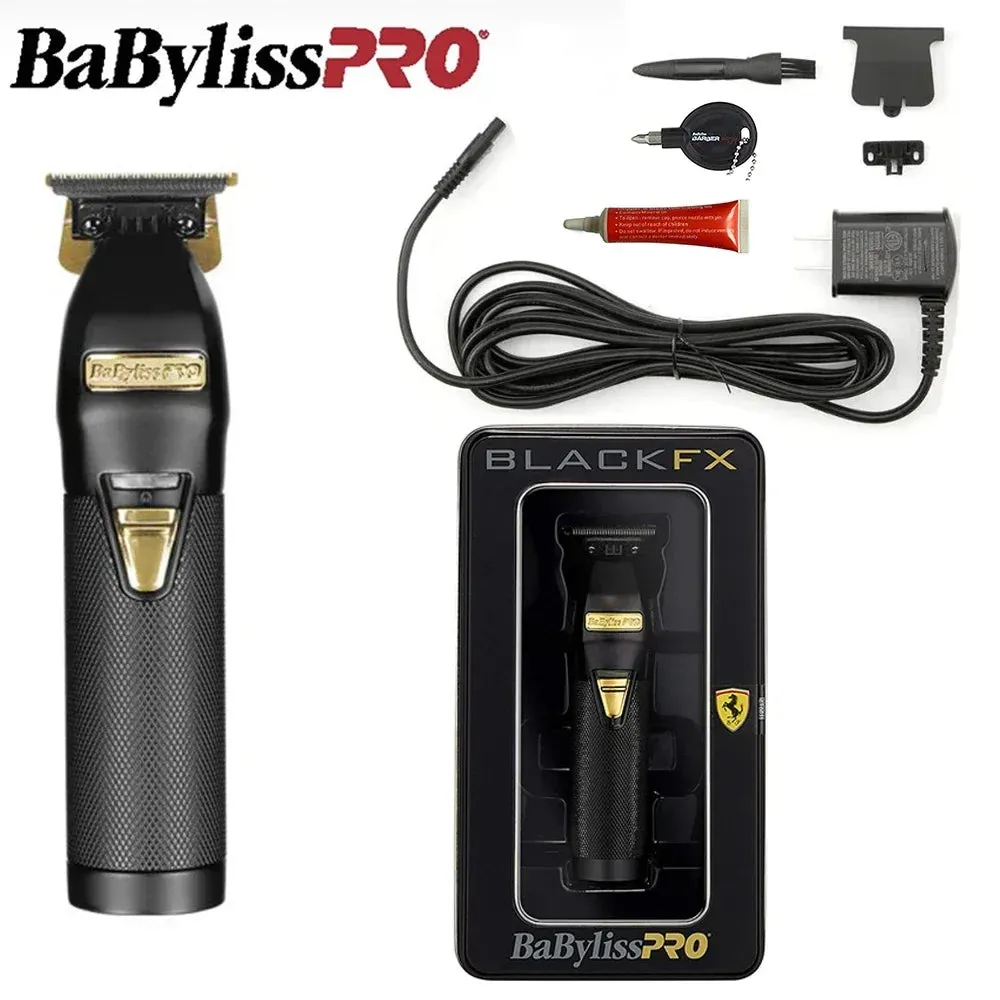 BaByIissPRO BLACKFX Metal Collection Cordless Hair Clipper FX870BN For Professional Barbers and Stylists