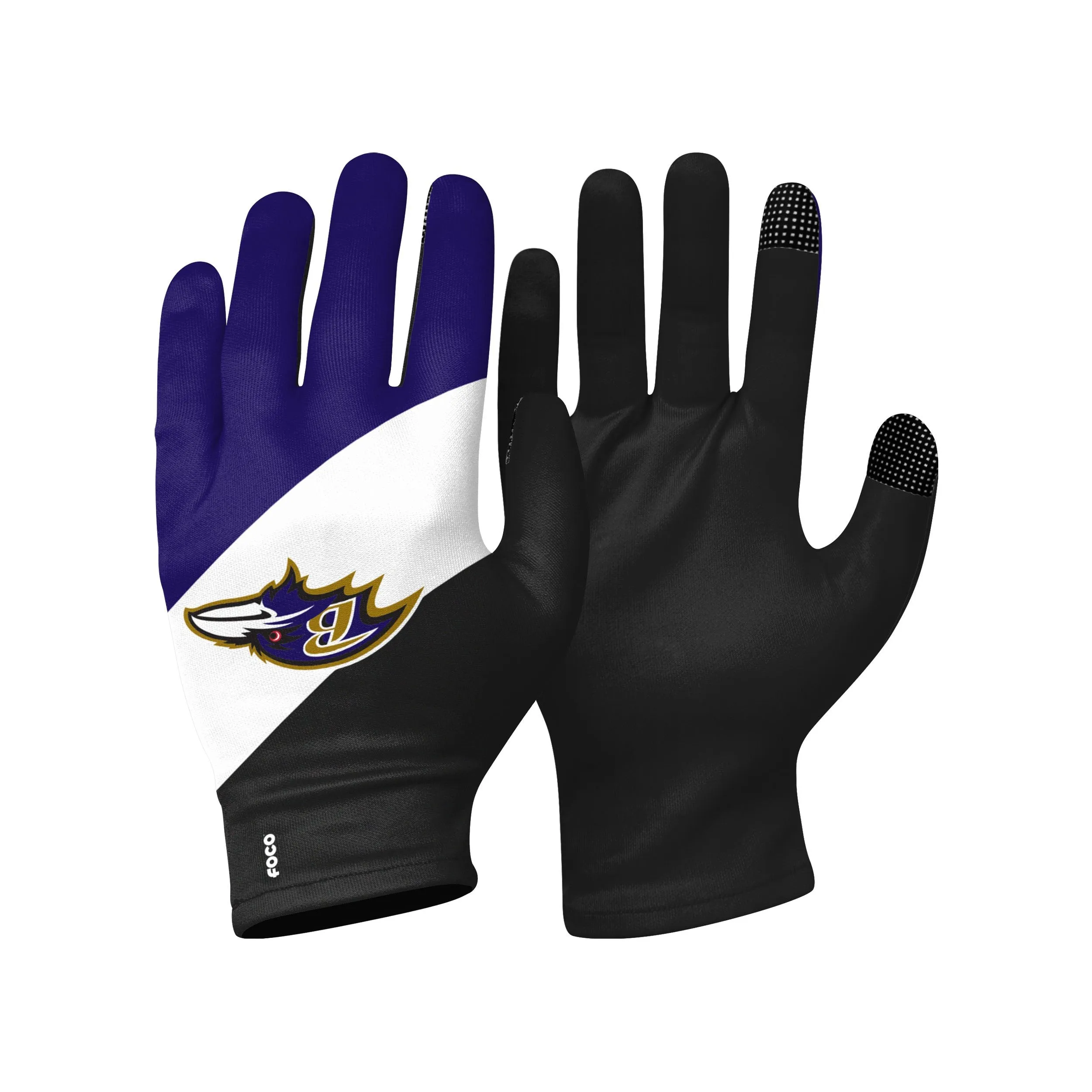 Baltimore Ravens NFL 2 Pack Reusable Stretch Gloves