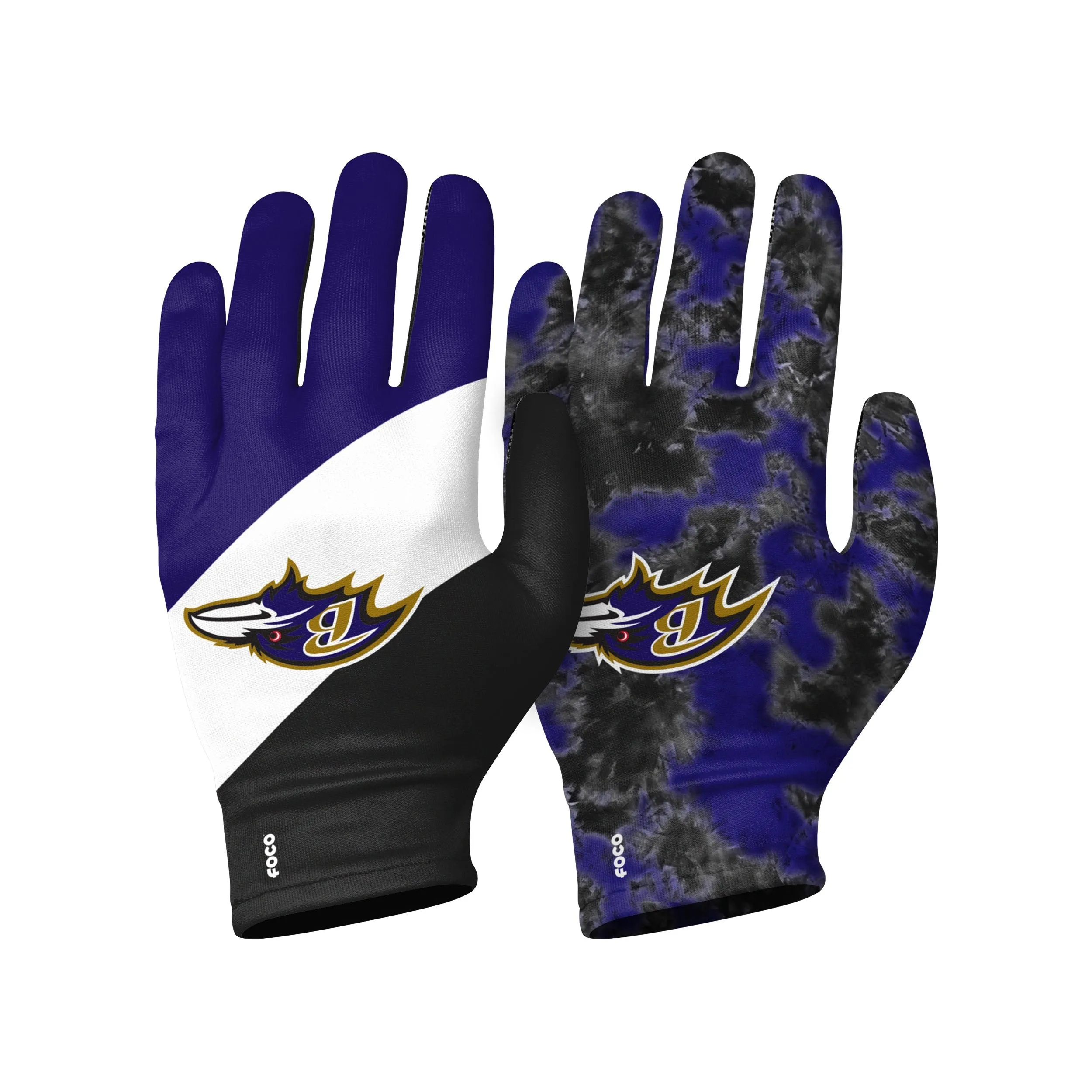 Baltimore Ravens NFL 2 Pack Reusable Stretch Gloves