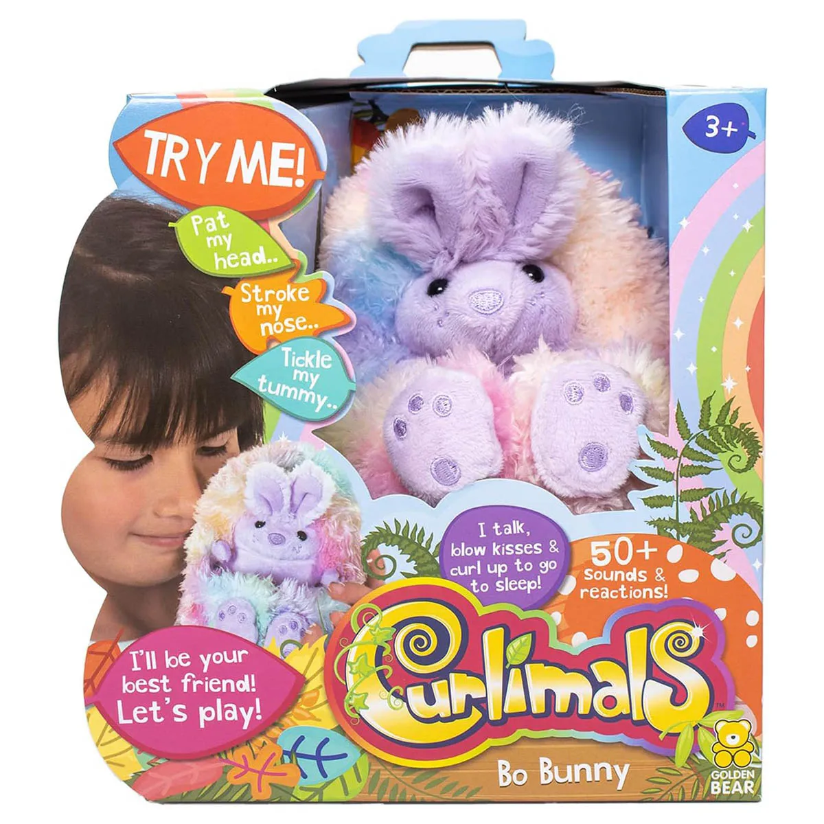 Curlimals Bo Bunny Interactive Pet