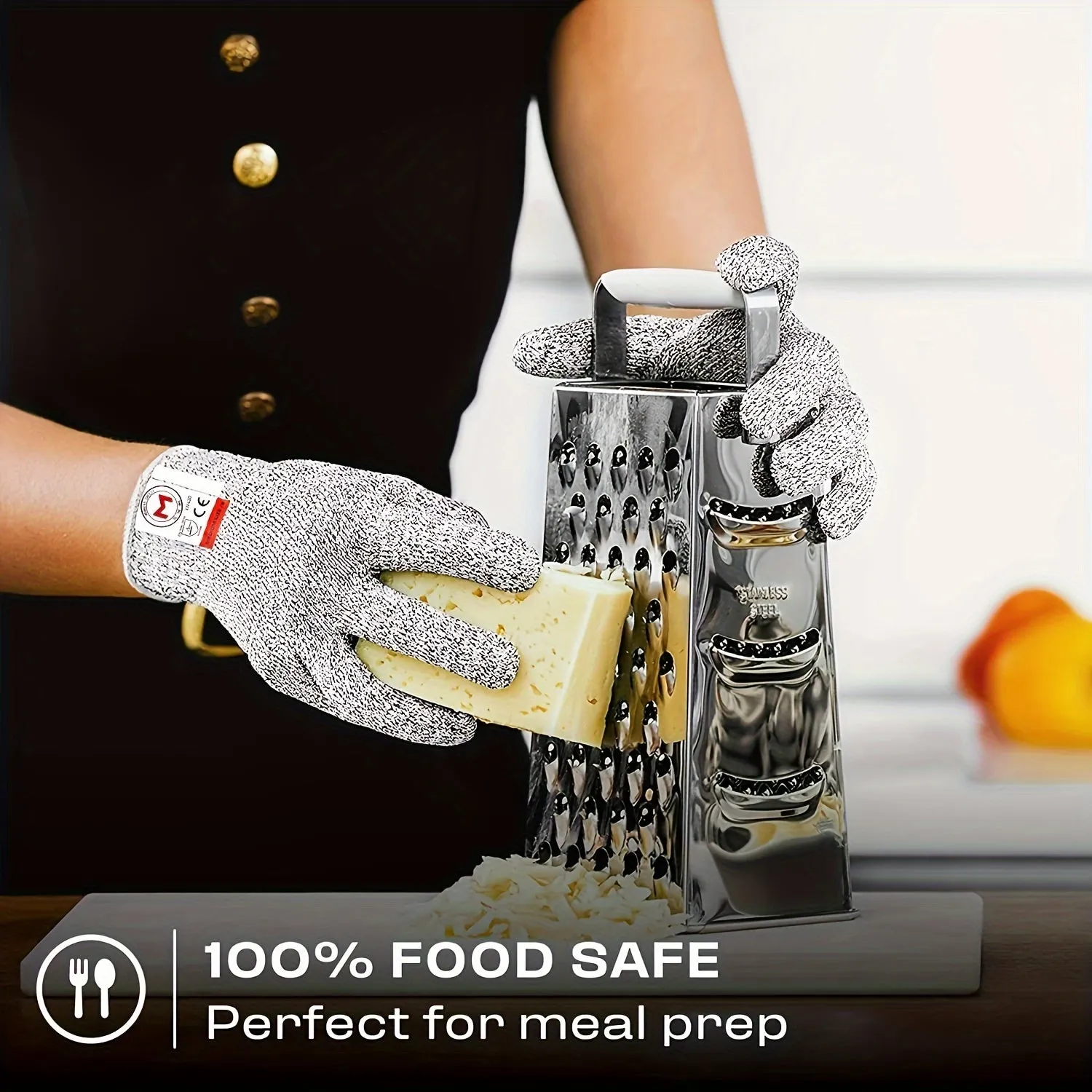 Cut Resistant Work Gloves Comfortable Food Grade Safe Protection