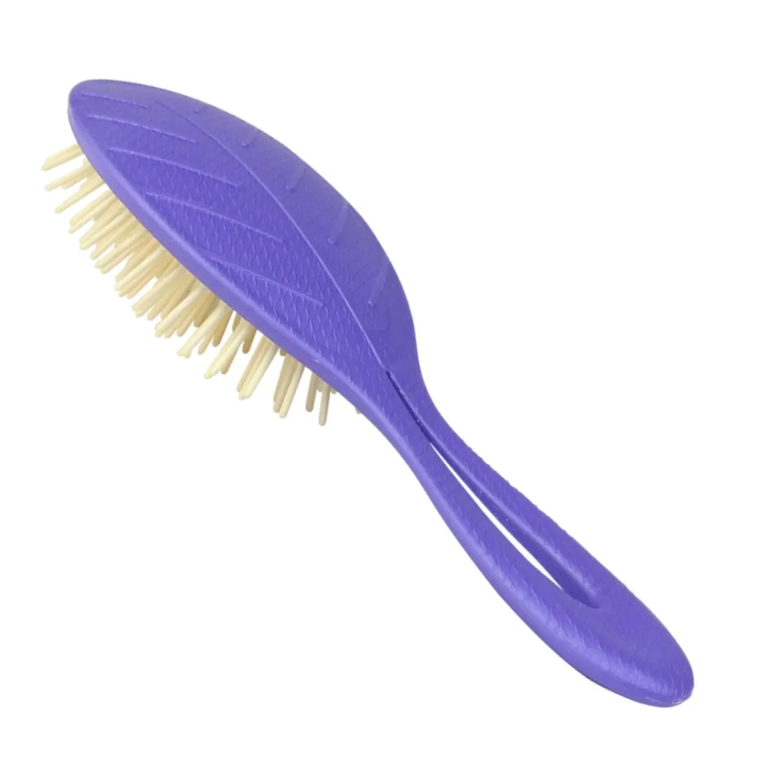 Detangling Hair Brush with Natural Wood Pins & Plant Based Handle For Cats & Dogs