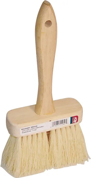 DQB E-Z Fit Series 11940 Masonry Brush, 4-3/4 in L Brush, Tampico Bristle, White Bristle :EA: QUANTITY: 1