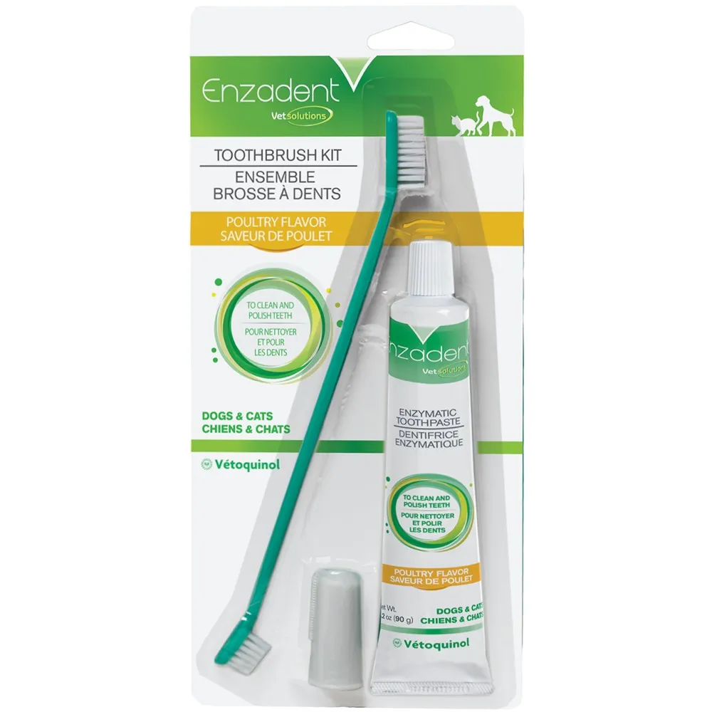 Enzadent Complete Pet Toothbrush Kit