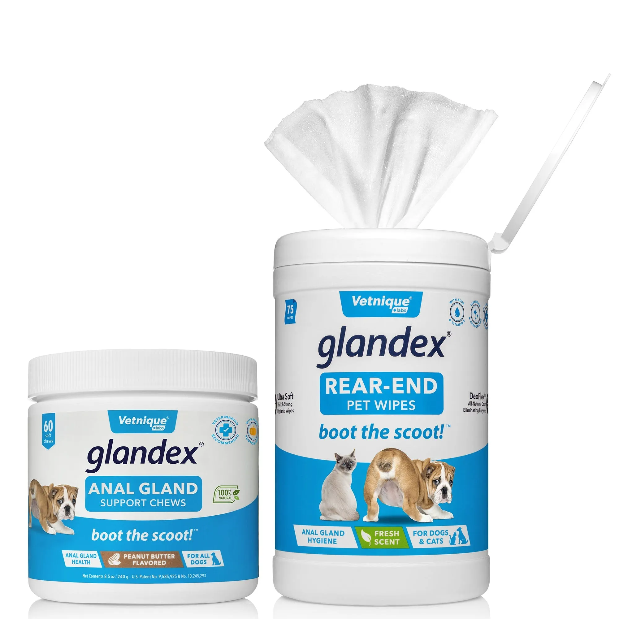 Glandex® Chews & Wipes Bundle - Save 15%!