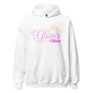 Gloves And Glitter Pink - Adult Hoodie