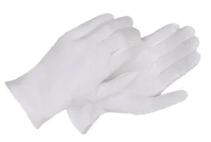 Heavy Weight 100% Cotton Inspection Gloves | Bag of 12