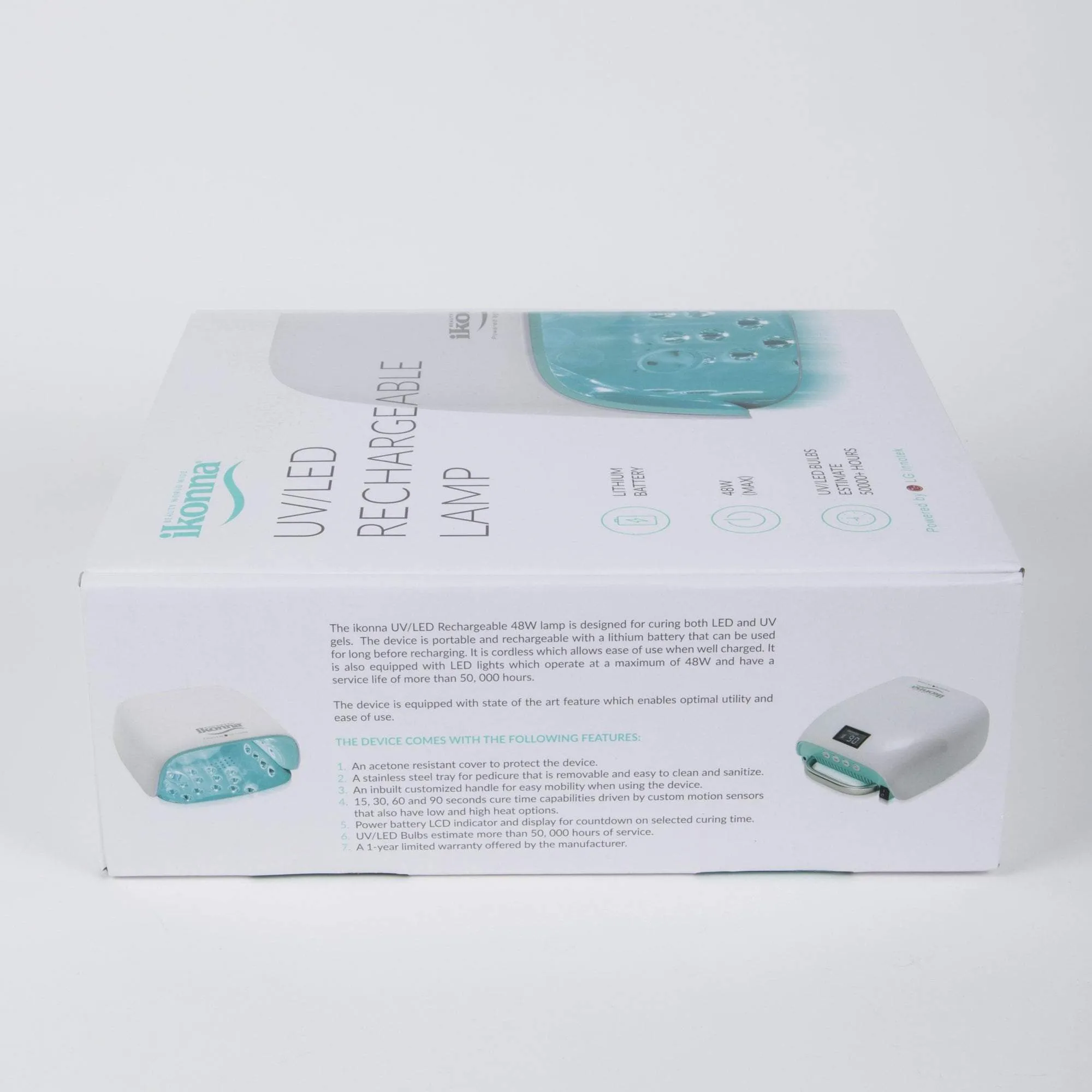 Ikonna UV/LED Rechargeable Nail Lamp