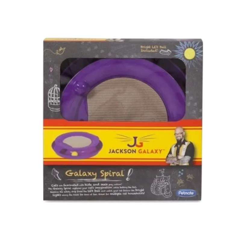 Jackson Galaxy Spiral Motion Activated Ball Track & Scratcher