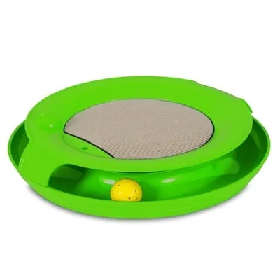 Jackson Galaxy Spiral Motion Activated Ball Track & Scratcher