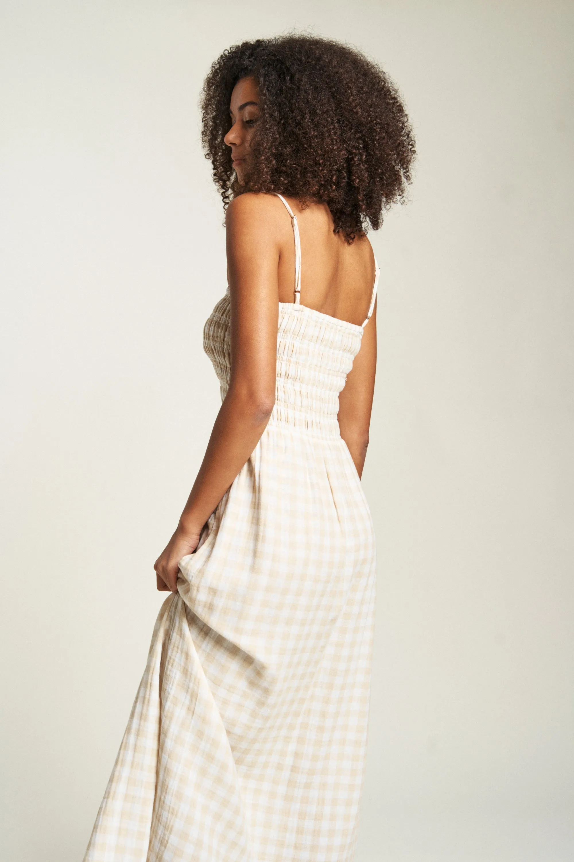 Maybrook Maxi Dress Vichy Check