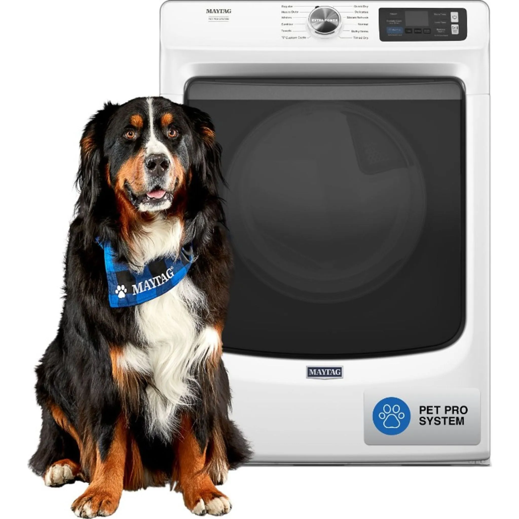 Maytag Smart Pet Pro Front Load Gas Dryer - 7.4 cu. ft. (MGD7020RW)