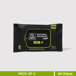 Natural Intimate Wipes For Men (40N) - BYOC