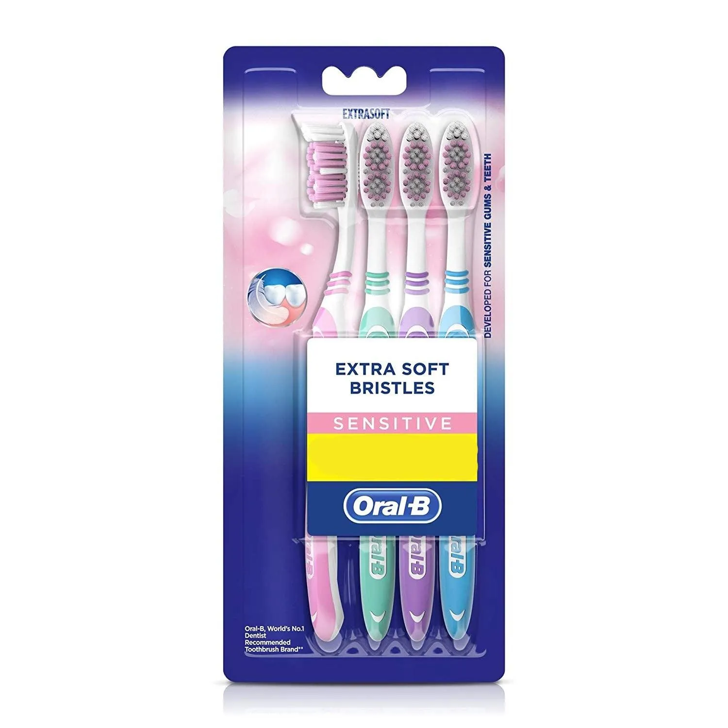 Oral-B Extra Soft Bristles Sensitive Toothbrush (Pack of 5)