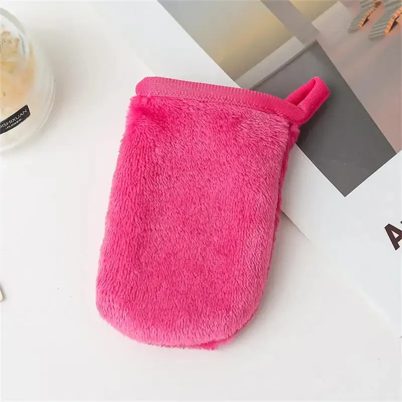 Pieces Professional Microfiber Face Cleansing Gloves Reusable Facial Cloth Pads Makeup Remover Glove Mitts Tool Unisex