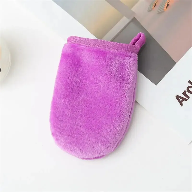 Pieces Professional Microfiber Face Cleansing Gloves Reusable Facial Cloth Pads Makeup Remover Glove Mitts Tool Unisex