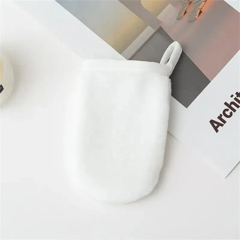 Pieces Professional Microfiber Face Cleansing Gloves Reusable Facial Cloth Pads Makeup Remover Glove Mitts Tool Unisex