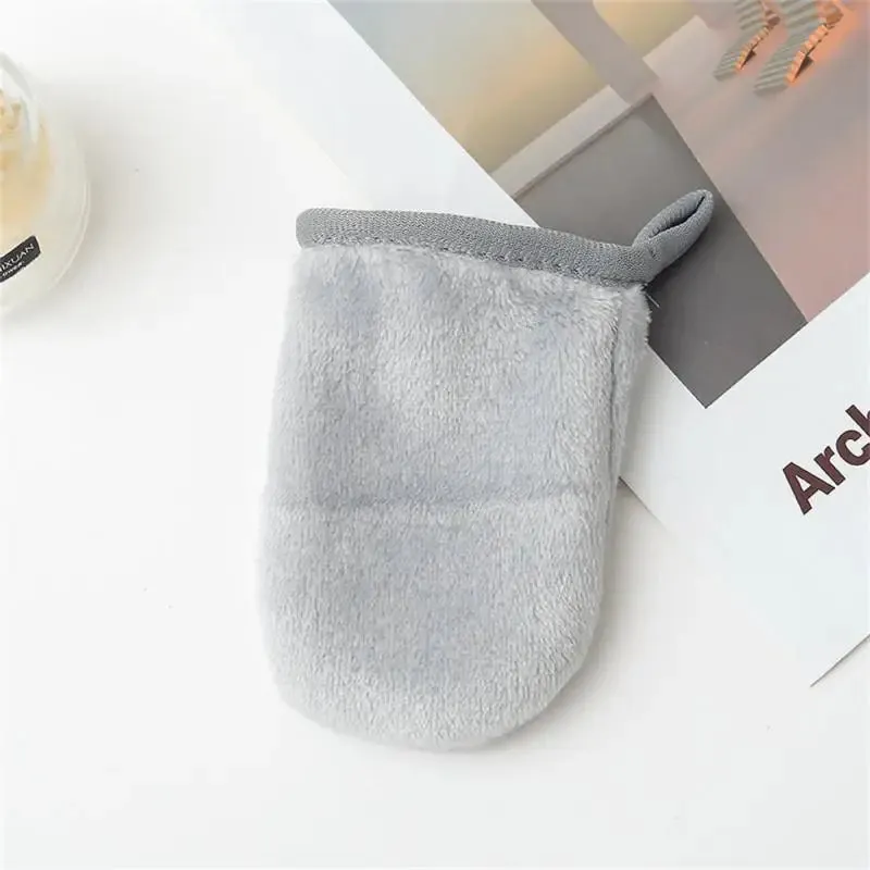 Pieces Professional Microfiber Face Cleansing Gloves Reusable Facial Cloth Pads Makeup Remover Glove Mitts Tool Unisex