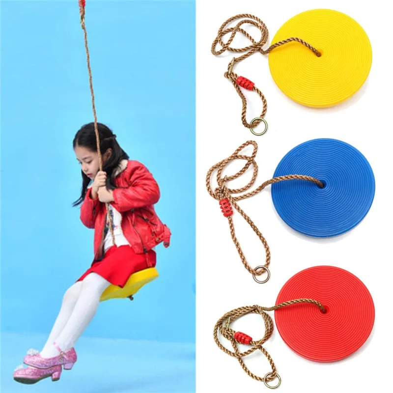 Round Children Tree Swing with Rope