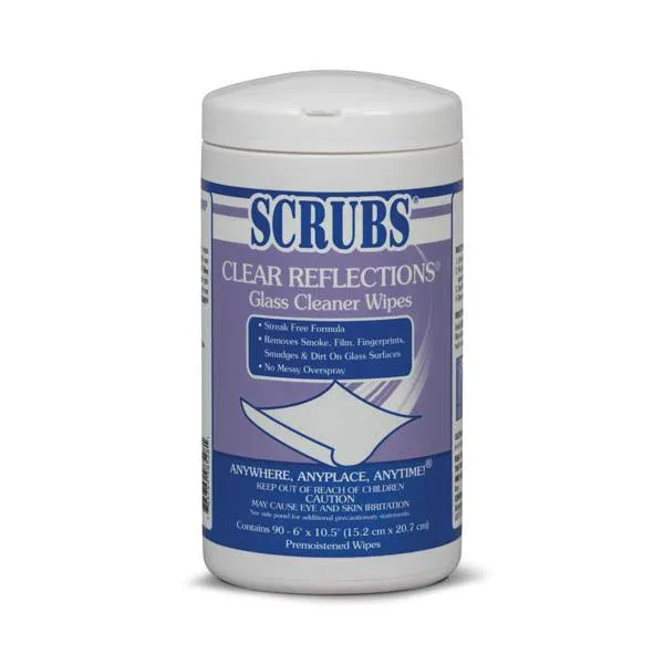 SCRUBS - Clear Reflections Glass Wipes