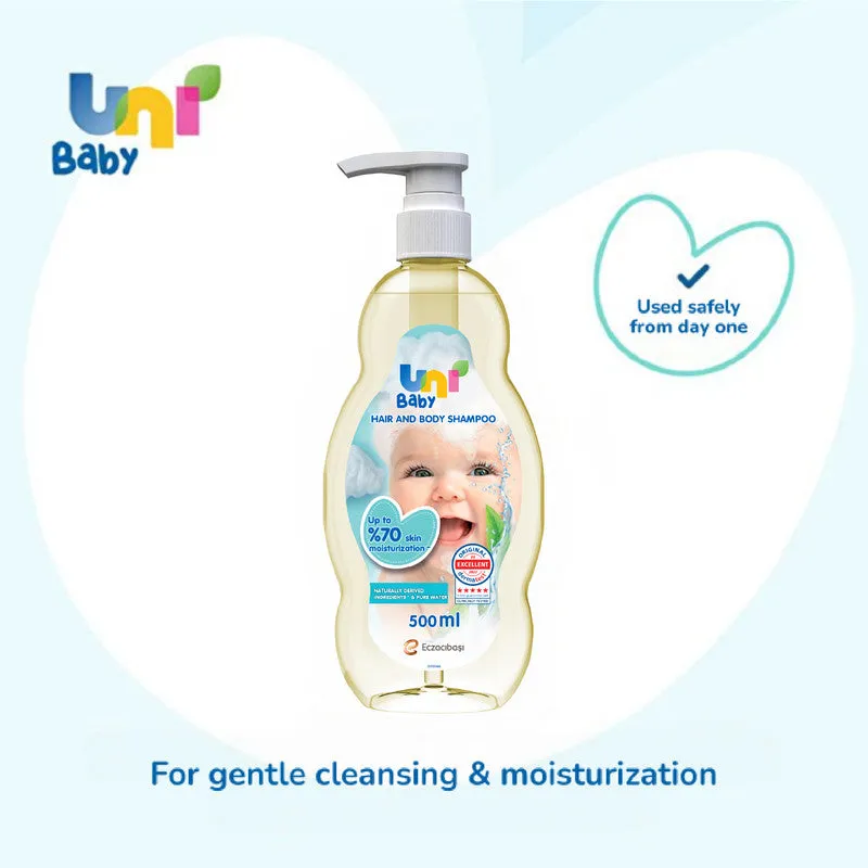 Uni Baby Hair and Body Shampoo Skin Moisturization 500 ml