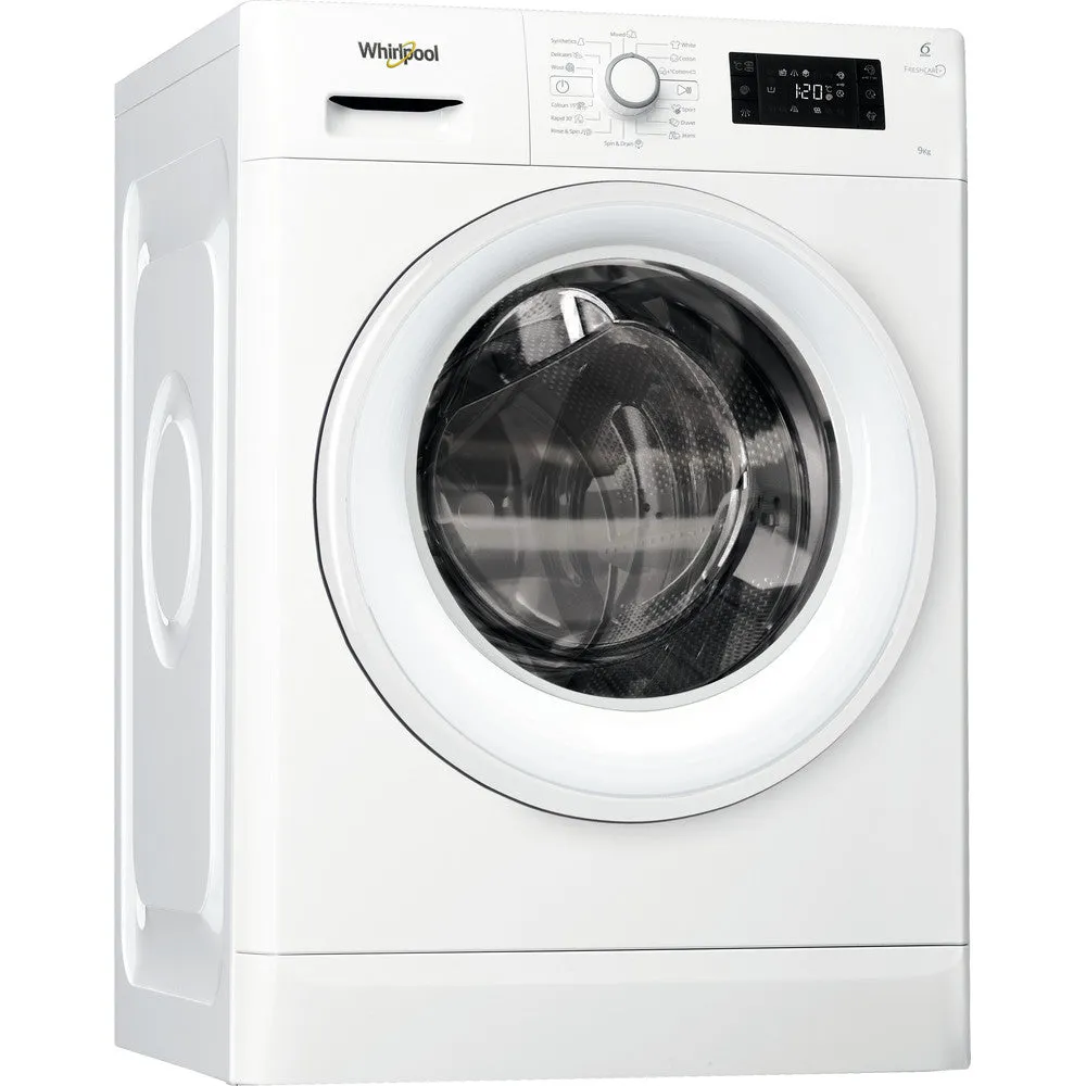 WhrilPool 9KG Front Load Washing Machine, FWG91284W GCC