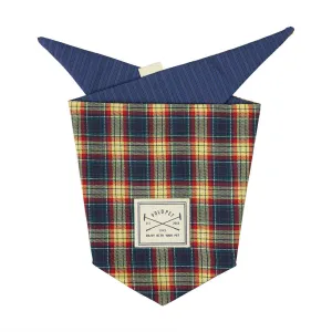 Yellow tartan Bandana